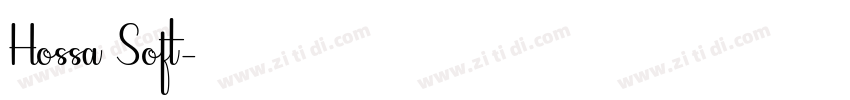 Hossa Soft字体转换